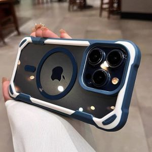 HEXDRAGON Energetic Bicolor Armor Design Phone Case for iPhone 15, 13, 14, 11, 12 Pro Max Plus, 12 Promax, 15pro, 14pro Max