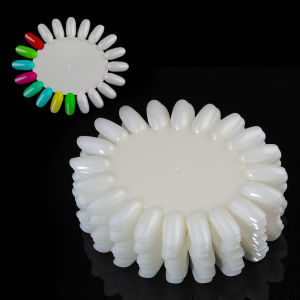 3/8/15/30 Piece False Nail Art Display Color Board Acrylic Nail Polish Palette Tools Painting Practice 20 Tips Color Card
