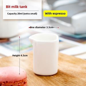 White Bone China British European Ceramic Afternoon Tea Milk Cup Milk Cup Milk Can Coffee Ware Liquor Divider Milk Jar