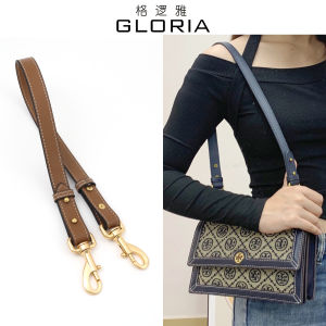 Tory Burch Floral Embroidery Leather Bucket Bag Shoulder Strap Accessories Underarm Strap Fashionable Crossbody Bag Parts