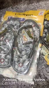 Sandal jepit terapi kesehatan Glisten matt karet lentur nyaman di pakai kaki