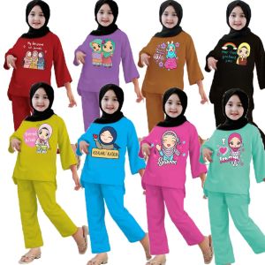 BAJU SETELAN ANAK MUSLIM / SETELAN ANAK VIRAL KEKINIAN / SETELAN ANAK PEREMPUAN VIRAL