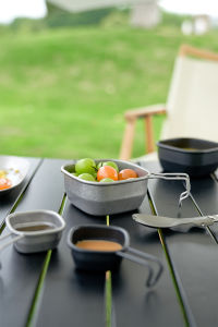 MOBI GARDEN Camping Sierra Cup Stainless Steel Compact Portable Hiking Coffee Mug Bowl