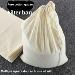 High Temperature Resistant Cloth Filter Bag Juice Extraction Medicinal Soup Straining Bag Cotton Fabric DIY Home Crafts
