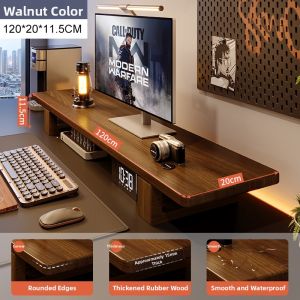 Solid Wood Desk Riser for Computers