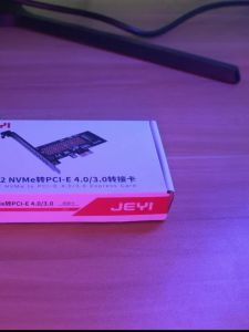 JEYI M.2 NVME SSD to PCIE X1 Adapter Card 2280 SSD PCIe 3.0 4.0 Expansion Card for Desktop PC PCI-E GEN4 16Gbps Full Speed SK1