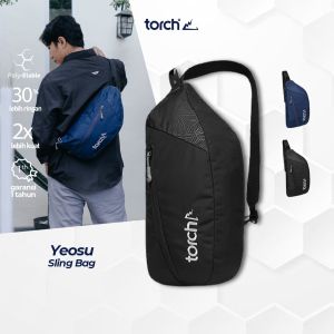 TORCH Yeosu Tas Sling Bag 5 Liter: Tas Sling Bag Kanvas Ergonomis untuk Pria