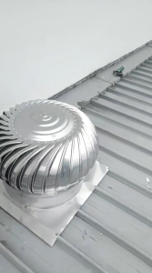 Stainless Steel Unpowered Roof Ventilation Wind Turbine Hood Wind Ball Fan Plant Flue Exhaust Vent