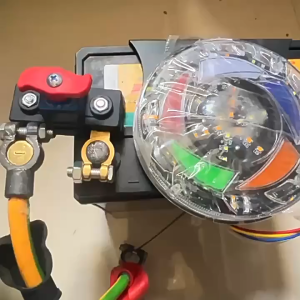 12V 24V Dual Voltage Battery Master Cut Off Switch Zinc Alloy Structure Negative Pole Disconnect Tool Free Knob PCB Design