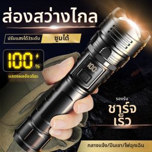 Rechargeable Super Bright Long-lasting Zoom Flashlight