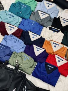 Áo sơ mi công sở nam port authoritychất liệu 55% cotton 45% polyesterphong cách Basic Casual