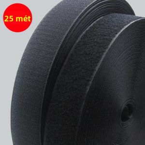 25M Cặp Băng Velcro Không Dính 20/25/30/50mm Dây Buộc Móc Và Vòng DIY Phụ Kiện May Vá Dải Ma Thuật Thân Thiện Với Môi Trường Cho Túi Xách Quần Áo Giày Dép