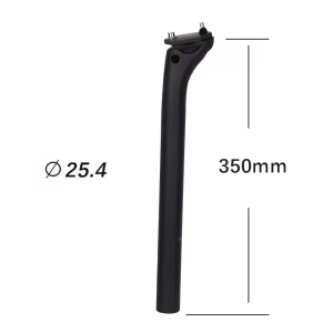 ELITAONE MTB Carbon Seat Post 27.2mm Offset 20mm Road Bike Seatpost with Carbon Fiber Base Cover 350/400/450mm
