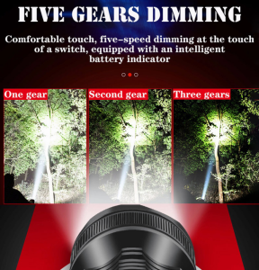 【Aluminum Alloy】Flashlight Waterproof Original IPX6 Break the window flashlights heavy duty japan emergency lights