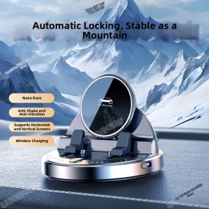 FLAME LIGHT | New Car Phone Mount Wireless Charging Navigation