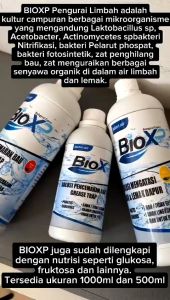 Cairan Pelancar WC Septic tank tersumbat - obat BIO XP - bakteri penghancur limbah dan bau