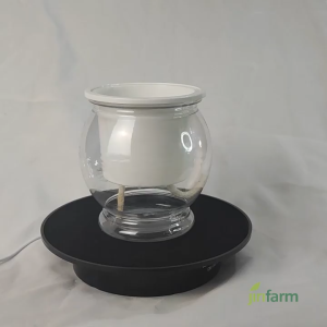 JIRIFARM - Pot Bunga Clear Transparan Size 11 - Tanaman Hias Otomatis Self Watering Pot Unik