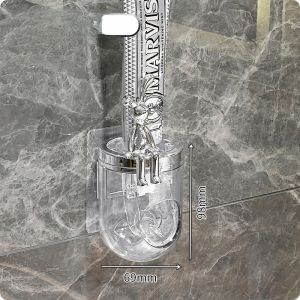 Automatic Wall-Mounted Toothpaste Squeezer Holder Brush Rack No-Punching Needed 2024 New Model Storage Rack Toothpaste Dispenser