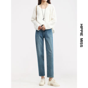 HIPPIE MISS | Elastic Straight Leg Jeans