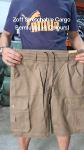 Zoff Elastic Stretch Cargo Bermudas (4 Colours)