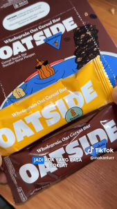 Oatside Wholegrain Oat Cereal Bar BOX - Netto 18gr x 12 PCS