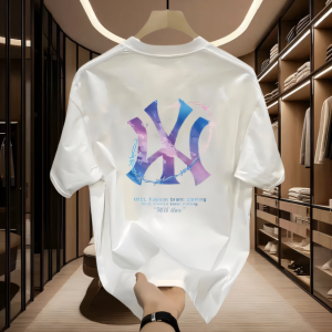 Sorona Ice Silk Cool Feeling High End Casual Mens T-Shirt round Neck Short Sleeve Lightweight Stylish Summer Fashion Wear