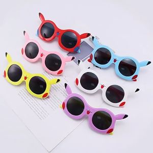 Kính mắt hoạt hình PIKACHU trẻ em chống tia cực tím UV Samcos