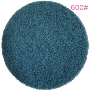 5 Inch Round Flocking Scouring Pad Heavy Duty Nylon Sponge 180-3000 Grit Industrial Metal Polishing Pad