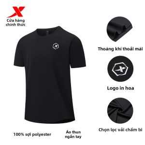 XTEP | Áo Thun Nam Thoáng Khí Chống Ẩu