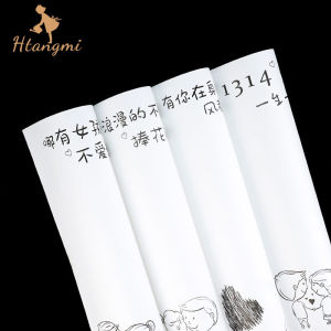 Bộ Bao Bì Hoa Hồng Màu Trắng Đơn Giản Phong Cách Đường Phố Ngày Lễ Tình Nhân Quà Tặng Hoa Tươi Vật Liệu Bao Bì