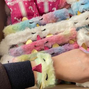 Exported to America Kids Unicorn Ring Pop Slap Bracelet Stuffed Surprise Bracelet Blind Bag Kindergarten Small Gift