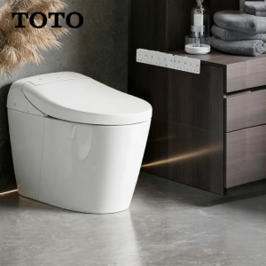 TOTO | Automatic Flush Smart Integrated Toilet with Open and Close Lid