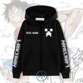 Jaket Minecraft Anak | Jaket Resleting Gambar Game Minecraft. 