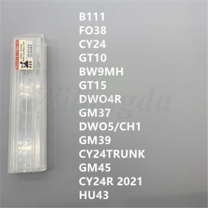 new!Lishi 2 in 1 Tool B111 CY24 BW9MH DWO4R DWO5 FO38 GT10 GT15 GM37 GM39 GM45 CY24R-2021 CY24-TRUNK Locksmith Tool for Car Key