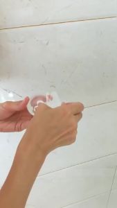1 Tấm Chặn Cửa Silicon Mềm Trong Suốt Có Miếng Dán Chống Ồn Bảo Vệ Tường Tấm Đệm Chống Va Đập Cho Đồ Nội Thất