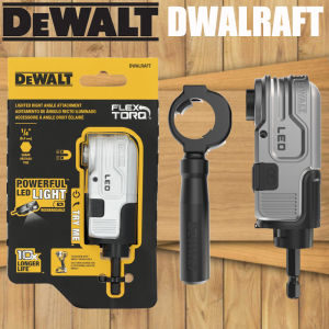 DeWalt | DEWALT DWALRAFT Right Angle LED Attachment - Precision Lighting For Tight Spaces & Impact-Ready Tool Accessories