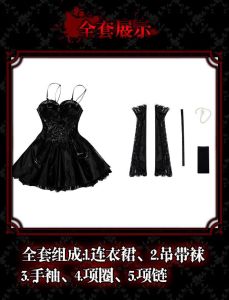 In Stock Manbone Death Note Cos Misa Amane Role Full Set C Suit Cosplay Clothing Leather Dress Womens