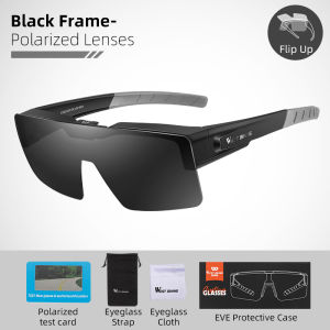 West Biking | WEST BIKING 90° Flip Up Cycling Sunglasses Photochromic Polarized UV400 Anti Glare Lightweight Sport Glasses For Drivers Running