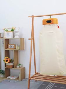 Household Small Quick-Dry Clothes Dryer Dormitory Portable Laundry Sterilizer with Multiple Settings and Timer
