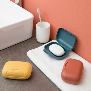 Creative Travel Soap Holder Sealed with Lid Waterproof Soap Dish Portable Mini Handmade Soap Box Travel Product