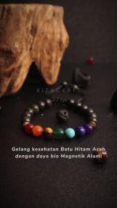 Gelang Aesthetic Pria Wanita Keren Terbaru Tali Serut Batu Kristal Alam Akik 7 Cakra Spiritual Aura Mantra Black Jade Giok Hitam Hijau Kesehatan Asli Ori Original Aceh Kecil Cina Keberuntungan Cowok Cewek Dewasa Mewah Elegan