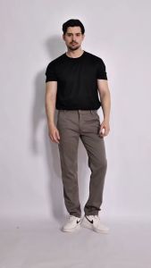 2nd RED Celana Panjang Pria Twill Charming Abu 122503