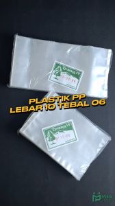 Plastik PP Lebar 10 Tebal 06 10x15 10x20 Kantong Bening Transparan Snack