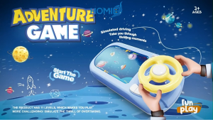 HOMIE Car Racing Adventure Game/Simulation Educational Learning Driving Steering Wheel Race CarToys