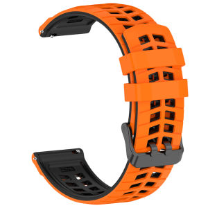 Silicone Strap for Samsung Gear S3 Classic/Frontier 22mm Breathable Bands for Galaxy Watch 3 45mm 46mm/Huawei GT 6 GT6 Pro Belt