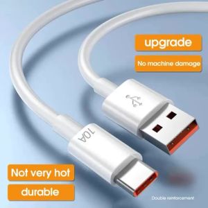 Cáp Sạc Siêu Nhanh NNBILI 10A 100W Type C Dây Dữ Liệu PVC Dành Cho Huawei Sạc Nhanh Không Tương Thích Với iPhone Xiaomi Samsung