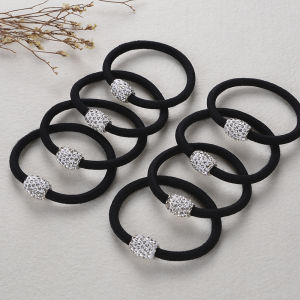 Elastic Black Hair Ties
