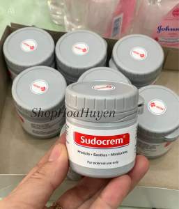 Kem Chống Hăm SUDOCREM ngăn ngừa và giảm hăm tã Sunflower Oil 60g lọ organic da nhạy cảm