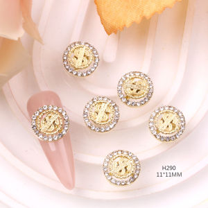 Lucky Money Rotating Beads Nail Decoration High Speed Wealth Attraction New Years Trend Nail Art Tool from China