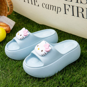 Dép Đế Dày Kitty Cat Cho Nữ Mùa Hè 2025 Dép Đế EVA Chống Trượt Chống Mùi Đế Ngoài Bằng Nhựa Dép Thường Ngày